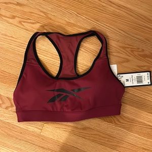 brand new reebok womens lux vector bra
